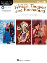 Songs from Frozen, Tangled and Enchanted Flute Book with Online Audio Access cover